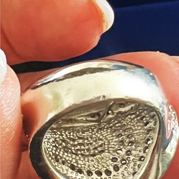 Pavé silver ring - Picture 5 of 5